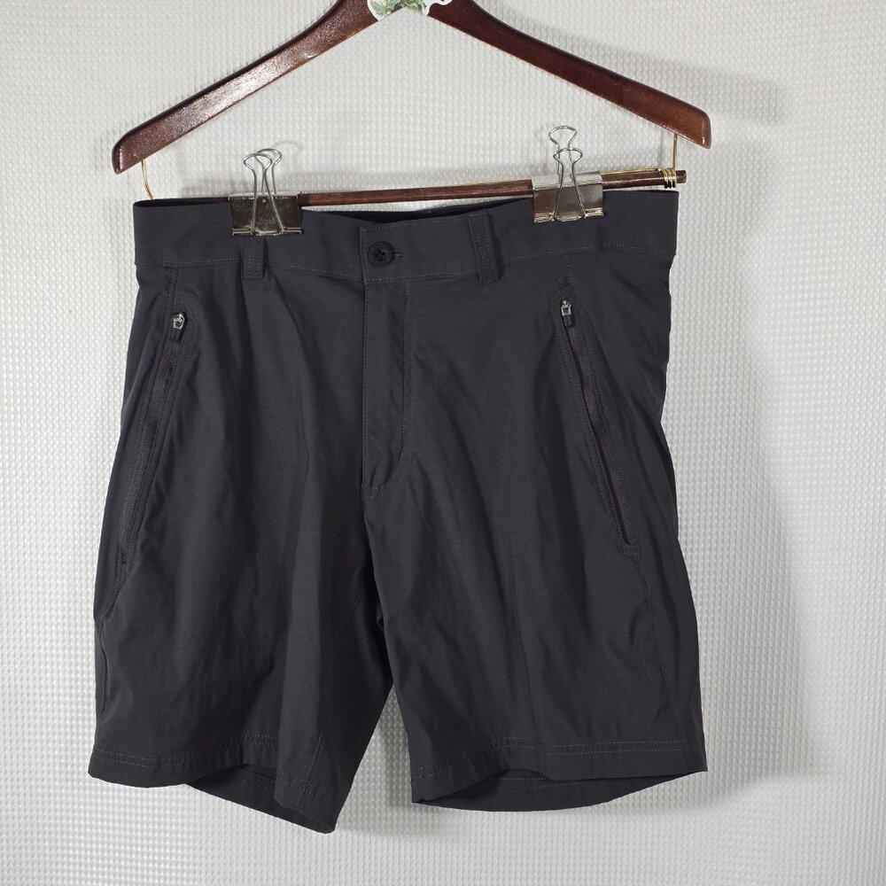Eddie Bauer Men’s Gray Performance Shorts Size 32 Lightweight Outdoor Hiking